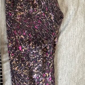 Multicolor Patterned Lululemon Leggings
